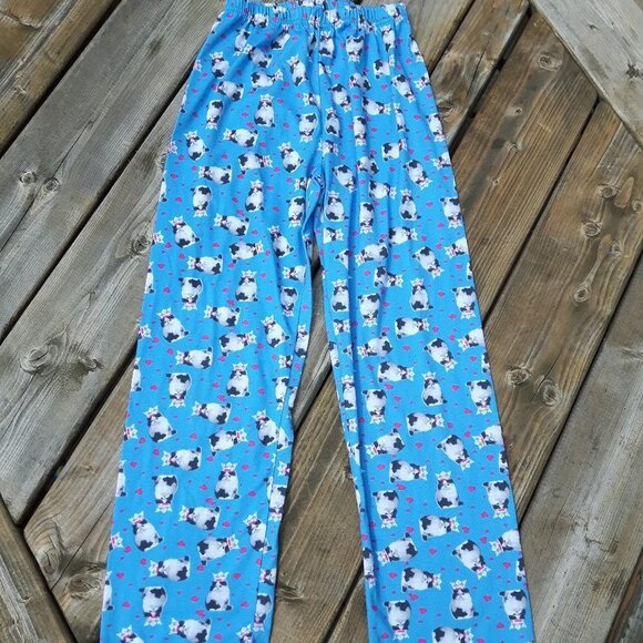 Girls Large Princess Kitty Cat Pajama Pants - Picture 1 of 3